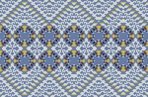 Scandinavian Geometric Pattern Backgroundfolk Embroidery, Aztec Geometric Ornament Print. Design for Carpet, Wallpaper, Clothing, Wrapping, Fabric vector