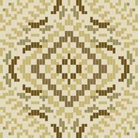 Sari Pattern Abstract Colorful Geometric Pattern Backgroundfolk Embroidery, Aztec Geometric Ornament Print. Design for Carpet, Wallpaper, Clothing, Wrapping, Fabric vector