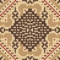 Geometric Pattern Ethnic Pattern Sweaterfolk Embroidery, Aztec Geometric Ornament Print. Design for Carpet, Wallpaper, Clothing, Wrapping, Fabric vector