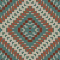 Pixel Geometric Patterns Mathfolk Embroidery, Aztec Geometric Ornament Print. Design for Carpet, Wallpaper, Clothing, Wrapping, Fabric vector