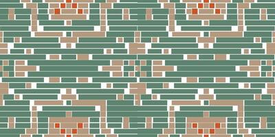 Endless Abstract Geometric Pattern With Stripes Linesfolk Embroidery, Aztec Geometric Ornament Print. Design for Carpet, Wallpaper, Clothing, Wrapping, Fabric vector