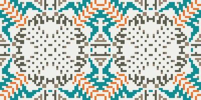 Native Patterns Uzbek Ikat Patternfolk Embroidery, Aztec Geometric Ornament Print. Design for Carpet, Wallpaper, Clothing, Wrapping, Fabric vector