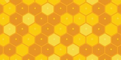 Honeycomb pattern, geometric hexagons, yellow and orange tones, bee hive texture, abstract background vector