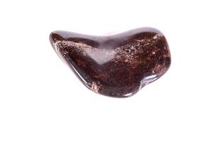 Macro mineral stone jasper on a white background close-up photo