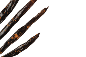 Dark chocolate covered pretzel sticks on a transparent background png