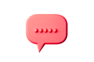 Speech bubble icon with dots representing typing status png