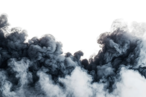 Voluminous vaporous cloud formation, smoky texture, abstract, cut out transparent png