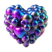 extraordinary creative A swarm of nanobots forming the shape of a human heart, shimmering with iridescent colors, bioluminescent lighting, abstract style authentic png
