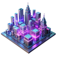 serene rustic A futuristic cityscape built on interconnected circuit boards, neon lights reflecting on polished metal surfaces, synthwave style original png