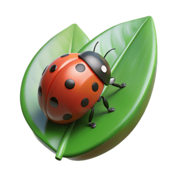 dramático artístico uma minúsculo joaninha rastejando em uma verde folha, macro fotografia, suave iluminação, delicado estilo, genuíno png