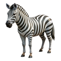 dramatic abstract A striped zebra grazing in the African savanna, midday sun, realistic style, high quality png