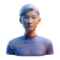 wonderful vintage Portrait of a person dissolving into particles of light, ethereal and abstract style, soft glow professional png