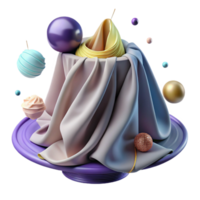 wonderful rustic Thread Draped Over a Surface Isolated Soft Drapery genuine png