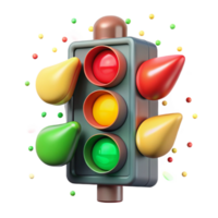 wonderful rustic Traffic Light Transparent Background with Red Light exclusive png