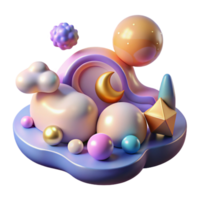 beautiful classic An abstract representation of dreams, using surreal imagery and dreamlike colors, with a soft lighting and a symbolic style genuine png