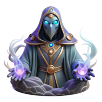 extraordinary artistic A wise oracle, her eyes glowing with prophetic vision, surrounded by swirling mists and ancient runes. Mystical art style high quality png