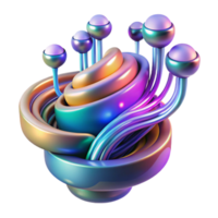 magnificent minimalist A surreal, abstract painting of data flowing through cyberspace, illuminated by vibrant, swirling colors high quality png