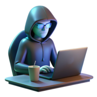magnificent vintage A dramatic, chiaroscuro painting of a hacker working on a computer in a darkened room, illuminated by the glow of the monitor original png