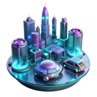 stunning rustic A group of futuristic, levitating vehicles navigating a complex cityscape, illuminated by neon lights and reflections, in a futuristic transportation style original png