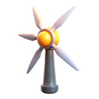 impressive artistic A wind turbine generating electricity, illuminated by the setting sun, in a realistic, sustainable energy style detailed png