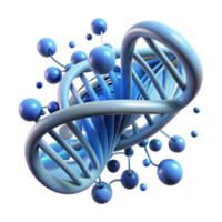 wonderful rustic A DNA strand spiraling through cyberspace, illuminated by data streams, in a scientific visualization, abstract style exclusive png