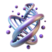 lindo vintage uma dna vertente espiralando através ciberespaço, iluminado de dados fluxos, dentro uma científico visualização, abstrato estilo Prêmio png
