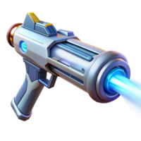 dramatic abstract A futuristic weapon emitting a beam of energy, illuminated by a bright, white flash, in a science fiction style exclusive png
