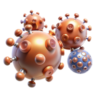 sbalorditivo moderno un' gruppo di nanobot riparazione danneggiato fazzoletto di carta, illuminato di microscopico luci, nel un' medico visualizzazione stile genuino png