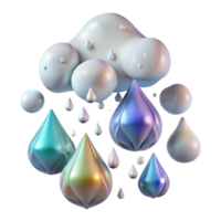 magnificent rustic Watercolor Rain Splashes Isolated Transparent Background authentic png