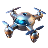 extraordinary rustic A futuristic drone hovering in mid-air, sleek design, metallic finish, studio lighting, product design style original png
