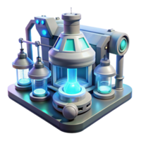 dramatic classic Portrait of a scientist in a lab coat, looking through a microscope, lit by bright laboratory light, in a scientific photography style original png