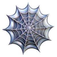 vibrant artistic A dew-kissed spiderweb shimmering in the early morning mist, macro photography, ethereal style high resolution png