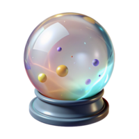 wonderful creative Whispering Walls Crystal Ball Mystical Object Transparent Background png