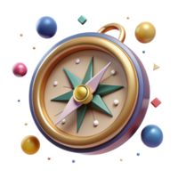 magnificent contemporary Whispering Walls Compass Navigation Tool Isolated high resolution png
