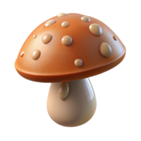 elegante rústico un seta gorra con Rocío gotas, macro fotografía, suave Encendiendo prima png