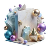 beautiful classic Whispering Walls Fragment with Smooth Surface Transparent Background high quality png
