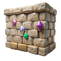 magnificent contemporary Whispering Walls Stone Wall Texture Rough Surface Transparent Background authentic png