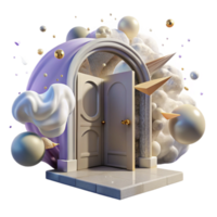 extraordinary minimalist Whispering Winds Through Open Doorway Cutout high resolution png