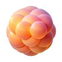 beautiful rustic A field of overlapping translucent circles in gradient hues of sunset colors, with a soft, diffused glow, in a Minimalist style detailed png