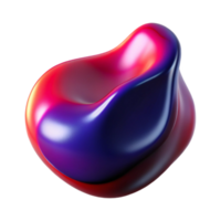 wonderful traditional A fluid, amorphous shape in deep indigo and vibrant crimson, with a smooth, glossy surface and dramatic, contrasting lighting, in a Suprematist style detailed png