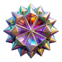 beautiful artistic A kaleidoscope of fragmented mirror shards reflecting a spectrum of colors, with sharp, crystalline reflections and bright, dazzling light, in a Geometric Abstraction style detailed png