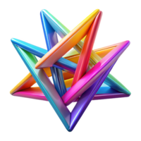 stunning classic A dynamic composition of intersecting lines in vibrant neon colors, with sharp, contrasting angles and a bright, energetic feel, in a Geometric Abstraction style original png