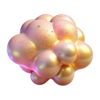 stunning rustic A cloud of iridescent particles in shades of pink and gold, with a soft, sparkling glow, in a Dreamlike style authentic png