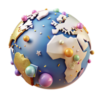 stunning vintage World Map with Country Borders Isolated high resolution png