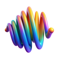 vibrant contemporary An abstract representation of sound waves using vibrant colors and dynamic lines, illuminated by a pulsating, rhythmic light, in a synesthesia style premium png