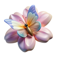 geweldig rustiek een delicaat vlinder resting Aan een bloem bloemblaadje, met zacht, diffuus verlichting, in een macro fotografie stijl authentiek png