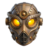 wonderful artistic A steampunk magnifying glass, with intricate gears and a glowing lens, illuminated by a focused beam of light original png