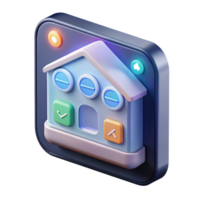 wonderful vintage A smart home interface displaying various controls and information, sleek, minimalist design, illuminated by the soft glow of the display, smart home technology design style original png