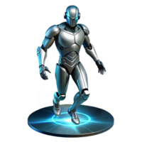 elegant traditional A futuristic exoskeleton enhancing human strength and agility, sleek metallic design, illuminated by a spotlight, exoskeleton technology visualization style authentic png