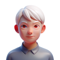 impressive traditional Portrait of a person with albinism, striking red eyes, and a neutral expression, lit by soft, diffused light, in a photorealistic style exclusive png